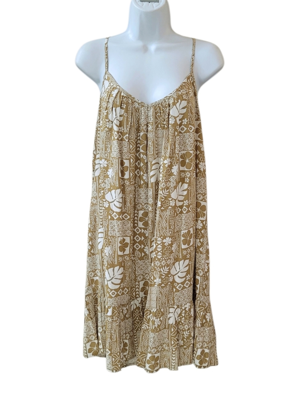 BILLABONG Tropical Print Sunny Daze Mini Dress Size XL